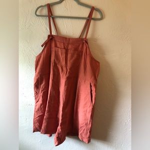 Old Navy sleeveless linen-blend utility romper